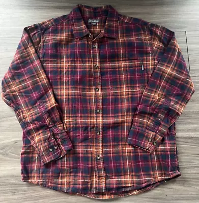 Eddie Bauer Shirt Adult Extra Large XL Cotton Flannel Casual Mens • $17.99