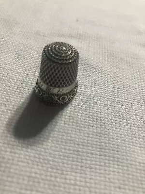 Vintage Sterling Silver Thimble B.W.B • $2.25