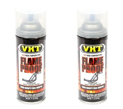 2-Pack VHT SP115 Satin Clear Flameproof High Temp Exhaust Manifold Header Paint • $46.40