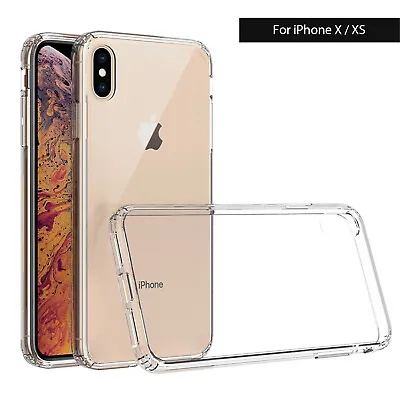 For IPhone 15 14 13 12 11 Pro Max XS XR 8 7 6 Plus Case Clear Heavy Duty Cover • $8.95