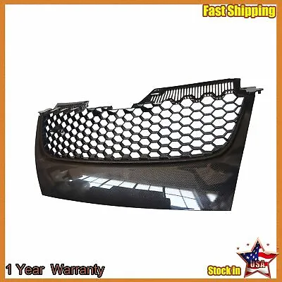 Main Upper Grille HEX Mesh Carbon Fiber Print Fit 2006-2009 VW MK5 JETTA/GLI/GTI • $40.99