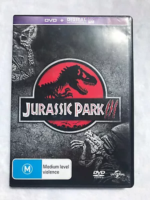 Jurassic Park III DVD 2001 Reg 24 Action Thriller Sam Neill Tea Leoni Tested • $4.99