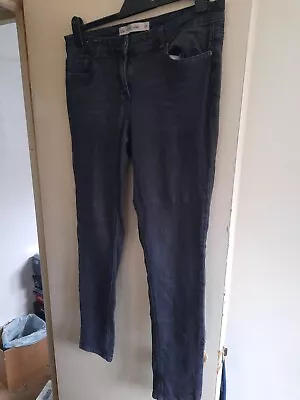 £12.50 • Buy Next Ladies Grey Relaxed Skinny Jeans 12uk (used)