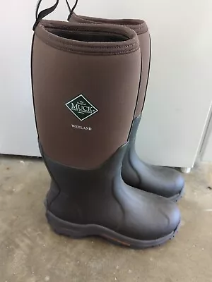 Muck Boot WET998K-011 Wetland Waterproof Boots For Men 9 Worn Once  • $79