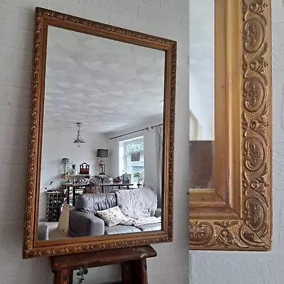 £38.50 • Buy LARGE Rococo Baroque Gold ORNATE Gilt, Gesso Picture Frame MIRROR