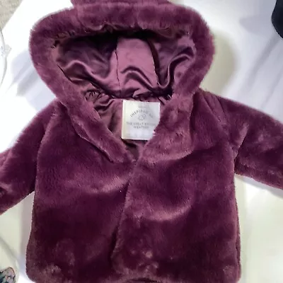 George Baby Girls Coat BNWOT Sz 3-6Months • £5.99