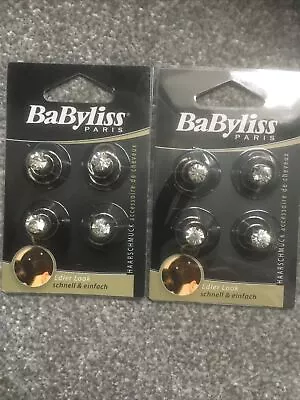 Babyliss Ladies/Girls  Diamante Hair Spirals / Clips/ Spirals New Set Of 4 • £5.90