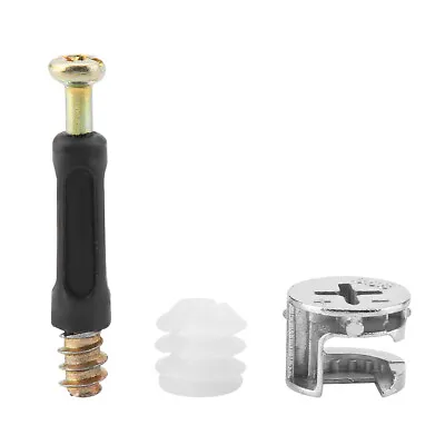 Thickened Sturdy Furniture Fastener Dowel Connector Cam Lock Connecting Screws • £10.27