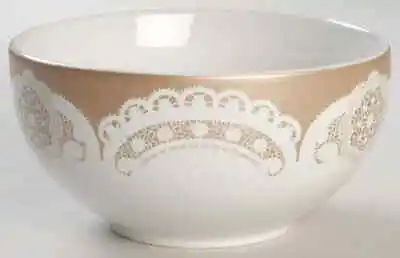 Bella Lux Queen Anne's Lace Pewter Soup Cereal Bowl 8989786 • $9.99