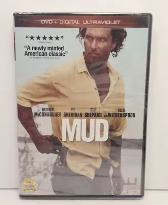 Mud DVD Reese Witherspoon Matthew McConaughey Michael Shannon Sam Shepard NEW • $8