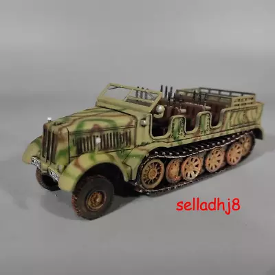 1/72 WWII German SD.KFZ.8 Half Track Vehicle Spring And Summer Camouflage Model • $75.82