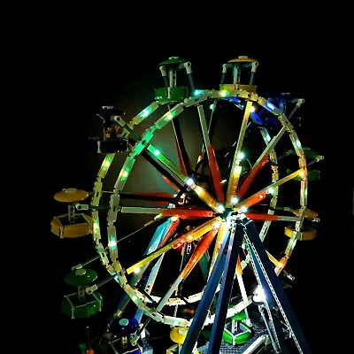 LED Light Kit For Ferris Wheel - Compatible With LEGO® 10247 Set AU • $51.99