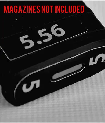 5.56 MAGAZINE STICKERS Fits MAGPUL PMAG 30 GEN M3  GREY NUMBERS 1-6  • $11.50