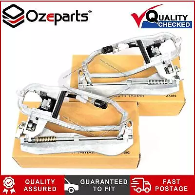 FRONT Set / Pair LH+RH Door Handle Outer Carrier With Cable For BMW X5 E53 00~07 • $50.60