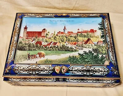 2015 E. Otto Schmidt Lebkuchen Cookie Tin - Nurnberg & Kaiserburg With Paper • $20