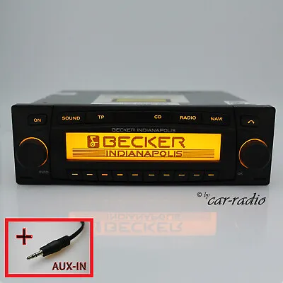 Becker Indianapolis BE7920 MP3 Radio Navigation AUX-IN Pin Plug WMA 1-DIN • $323.53