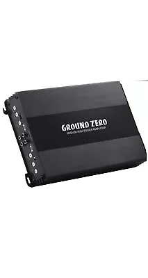 Ground Zero Iridium GZIA 4115HPX-II 4 Channel Amplifier 500W RMS Amp • £379.99