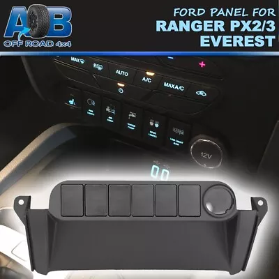 AOB 6 Gang Switch Panel Fascia For FORD Ranger PX2 PX MkII XL XLS XLT Wildtrak • $135