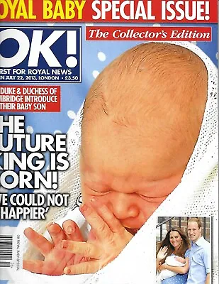 OK Magazine Kate Middleton Prince William And George Royal Baby Special Issue • £16.59