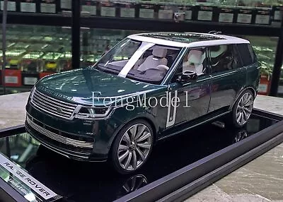 1:18 Scale MH MOTORHELIX LAND ROVER Range Rover Resin Diecast Model Car Green • $360.81