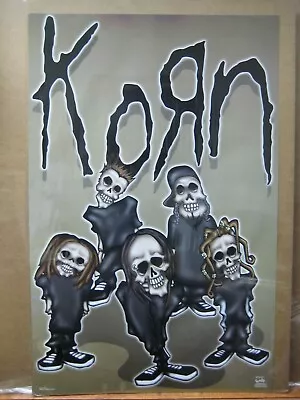 Sadida Korn New Metal Vintage 2002  Band Artist Poster 14801 • $68.31