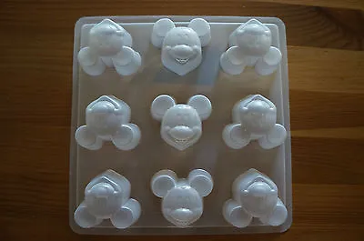 Mickey Mouse Chocolate Jello Steam Pudding Plastic Mold • $3.50