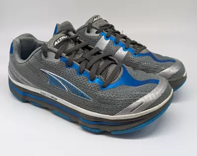 Altra Womens Sz 9 Repetition Zero Drop Silver Blue Running Shoes Sneakers • $29.99