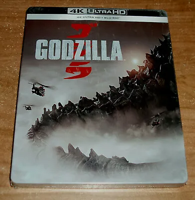 Godzilla 4K UHD + Blu-Ray New [Steelbook] Action Aventuras • $82.12