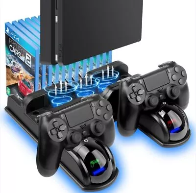 $33.89 • Buy PS4 Stand Cooling Fan Station For Playstation 4/PS4 Slim/PS4 Pro Vertical AU