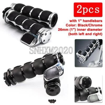$34.12 • Buy 1  Motorcycle Handlebar Hand Grips For Yamaha V-Star 650 XVS650A Classic