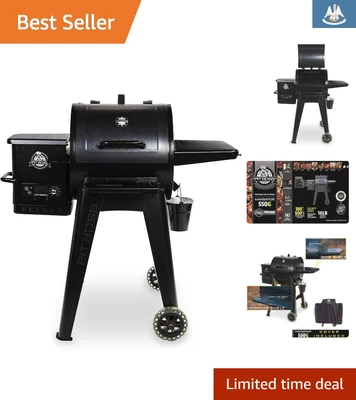 $783.49 • Buy Wood Pellet Grill - 550 Sq. Inch - 8-in-1 Versatility - Control - Cover & Shelf