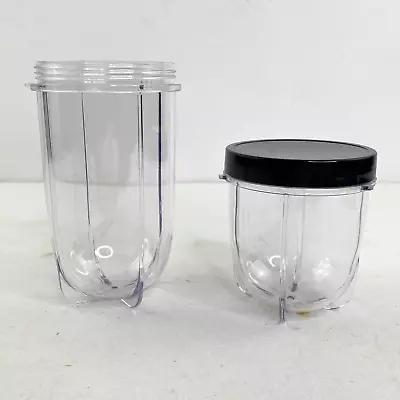 Magic Bullet MB1001 Replacement Parts - Tall Cup 6  Short Cup 4” Lid Fits Both • $10.99