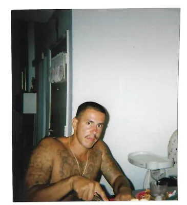 Tattooed Man Photo Shirtless Beefcake 1990s Photo Gay Int. • $12.18