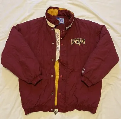Vintage Washington Redskins Starter Jacket Size M Rare Spellout EUC • $150
