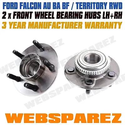 $68.99 • Buy 2x Front Wheel Bearing Hub Assembly For Ford Falcon AU BA BF Fairmont Territory