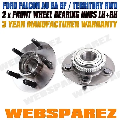 2X Front Wheel Bearing Hubs Hub For Ford Falcon AU BA BF Fairmont Territory ABS • $69.95