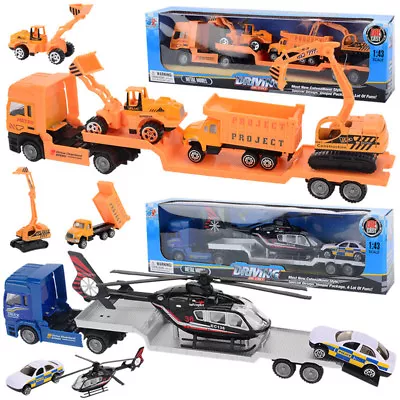 £15.59 • Buy  Kids Toy Recovery Vehicle Tow Truck Lorry Low Loader DieCast Construction Xmas 