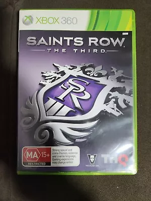 Saints Row 3 The Third - Xbox 360 - Complete W/Manual -VGC - PAL • $9