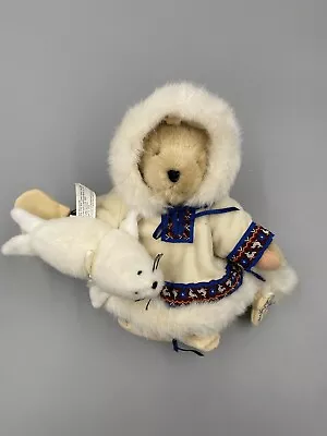 Vintage 1994 Muffy VanderBear Muffy Of The North With Seal Eskimo Teddy 8” • $12.80