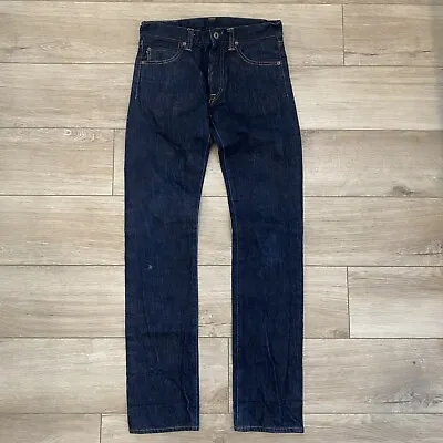 Momotaro Selvedge Japan Blue Denim Jeans Size 29x34 Button-Fly Pants • $99.99