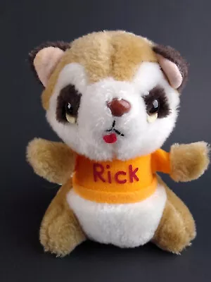 Plush Character Rick Raccoon Hallmark Stuffed Vintage Shirt Tails 1980s Hasbro  • $8