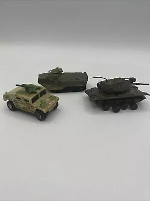 Zylmex Diecast T401 M60 A1 Tank 1:87 Scale Damage!! + 2 Other Vintage READ • $10