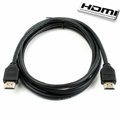 HDMI Cable Gold Plated Connectors For HD TV / PS3 / Xbox 360 1.8meter • £3.49
