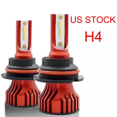 9003 H4 LED Headlight Bulbs Kit Hi/Lo Beam Super Bright White US STOCK • $9.59