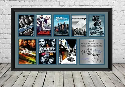 £7.49 • Buy Fast And Furious Signed Poster Photo Print Movie Memorabilia