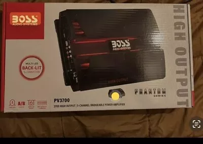 BOSS Audio Systems PV3700 5 Channel Car Amplifier – 3700 W Full Range • $129