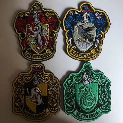 $6.89 • Buy Harry Potter Slytherin Gryffindor Ravenclaw Hufflepuff Tactical Hook Loop Patch