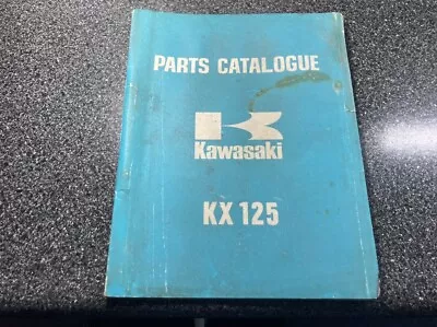 OEM Kawasaki KX125 Parts Manual Catalog Catalogue Work Shop Book Vtg • $32.95