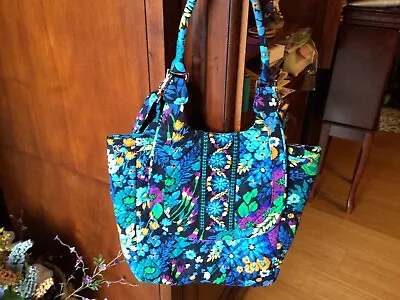 NWT Vera Bradley Backpack Tote Midnight Blues Pattern 13033-136 • $62.85