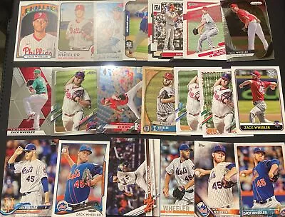 Zack Wheeler (20) Card Lot Philadelphia Phillies (No Duplicates) • $6.99